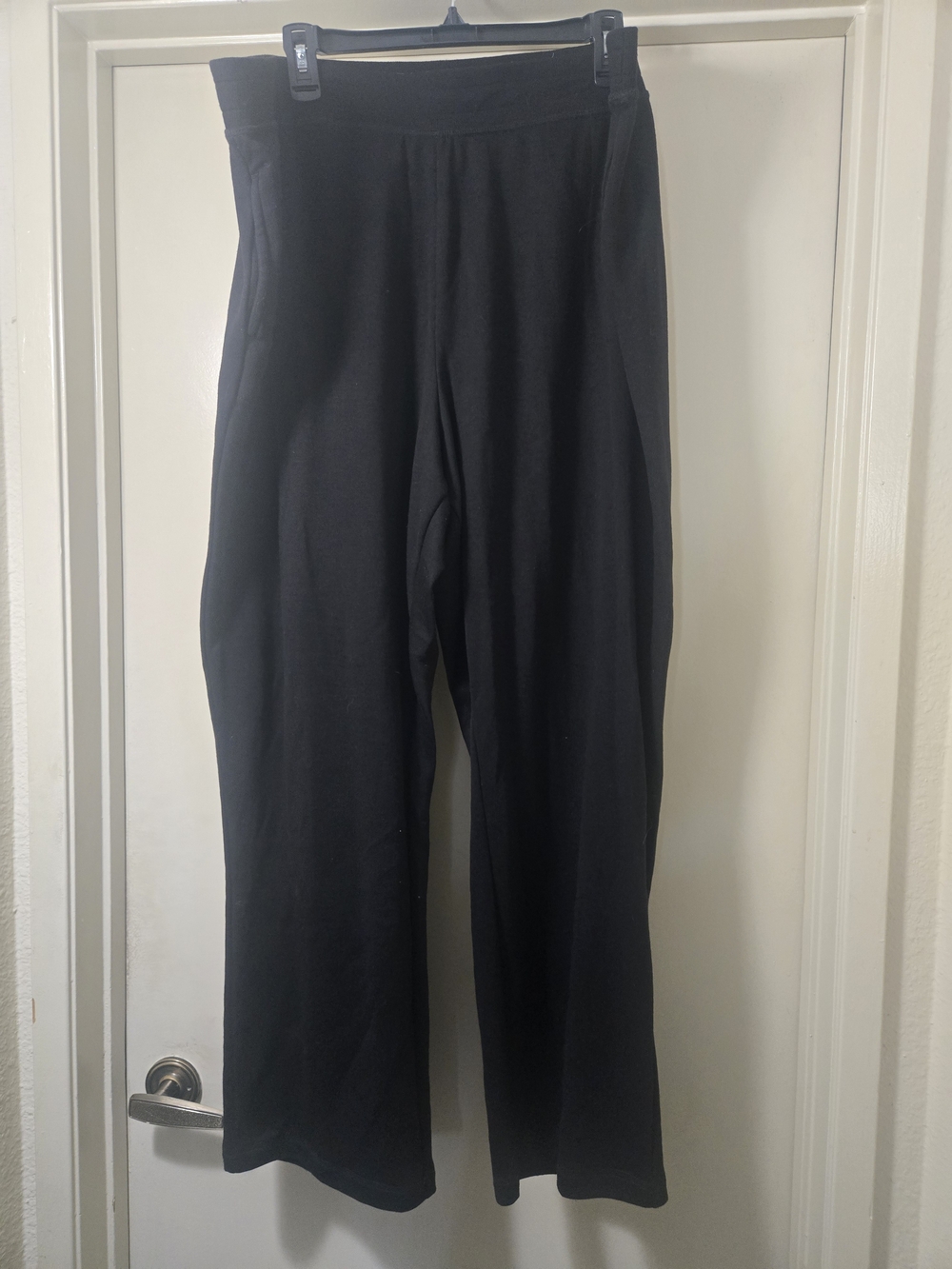 tek gear Black Wide-Leg Pull-On Pants